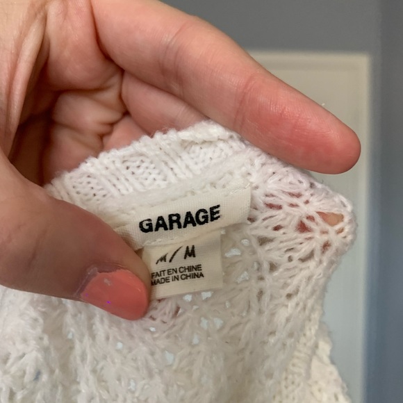 White cropped sweater - Picture 3 of 5